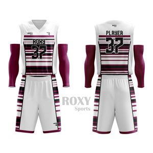 Nuevo Conjunto de Uniformes de Baloncesto Personalizados, Ropa de Equipo con Impresión Sublimada, Camisetas de Baloncesto al por Mayor, Pedidos al por Mayor - Product Image 3
