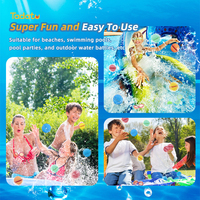 Ballons à eau réutilisables boules d'eau magnétiques remplissage rapide jouets de combat de l'eau auto-scellants pour enfants en plein air été piscine fête amusant