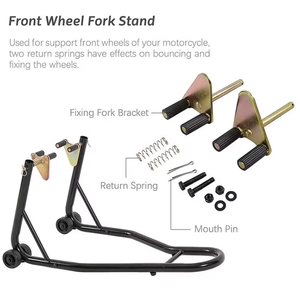 Soporte Trasero Robusto Multiusos para Motocicleta, Soporte para Rueda Trasera, Desmontador de Neumáticos Eficiente para Scooter y Motocicleta - Product Image 3