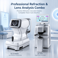 Paket Peralatan Optik Digital: Autorefraktor FA-6100CK & Auto Lensmeter LM-900