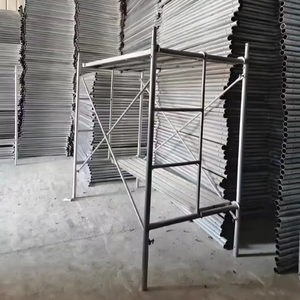 Échafaudage vertical en acier galvanisé de type <span class=keywords><strong>échelle</strong></span> pour maçonnerie Q235 Q345, avec portes et cadres de porte - Product Image 1