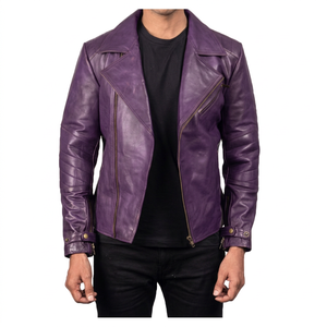 Chaqueta Bomber Unisex de Cuero PU Revestido al por Mayor, Estilo Formal, Impermeable, Fabricante OEM, Proveedor de Chaquetas Biker con Cremallera Frontal Personalizada - Product Image 3