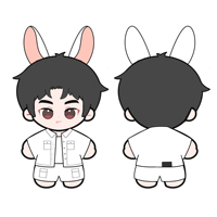 Faible MOQ, figurines en peluche, poupées d'idoles Kpop, peluches personnalisées de 20 cm, poupées d'anime avec squelette, création de votre propre design pour les filles