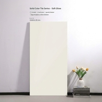 Carrelage en céramique de couleur unie mate 600x1200mm Blanc crème/Beige Carrelage antidérapant pour salle de bain et salle à manger Décoration intérieure