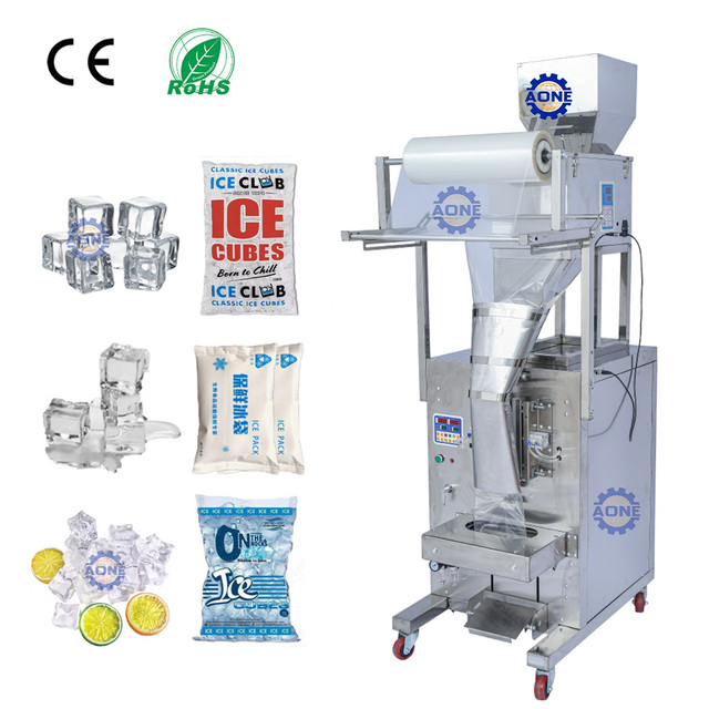 CE-certified China Manufacturer Automatic Ice Cube Machine Large Capacity Ice Cubes Bagging Machine Commercial Ice Cube Machine