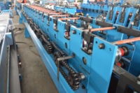 Machine de formage de rouleaux pour portes à enroulement, machine de fabrication de lames de portes métalliques à enroulement - Vente chaude