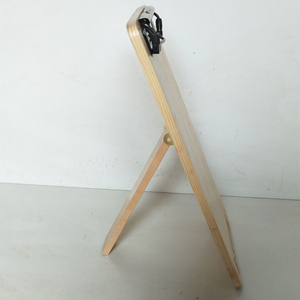 Porte-menu en bois avec clip, présentoirs de tickets, porte-documents pour enfants avec béquille pour <span class=keywords><strong>restaurant</strong></span>, école, serveur, serveuse, invité - Product Image 2