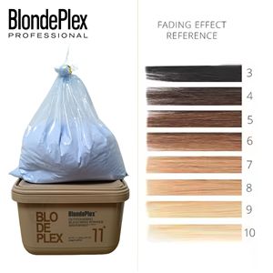 Poudre décolorante pour <span class=keywords><strong>cheveux</strong></span> BlondePlex Salon, éclaircissement niveau 11+, avec une agréable odeur de rose, 450g, logo personnalisé - Product Image 4