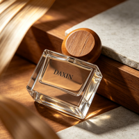 Flacon de parfum en verre personnalisé avec logo, 30 ml, 50 ml, 100 ml, impression sérigraphique, emballage, flacon de parfum, flacon de Cologne à vendre