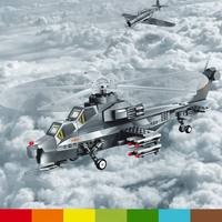 Ensemble de blocs de construction tactiques de qualité supérieure, 264 pièces, avion militaire MOC avancé, briques de construction pour enfants, jouet STEM, cadeau