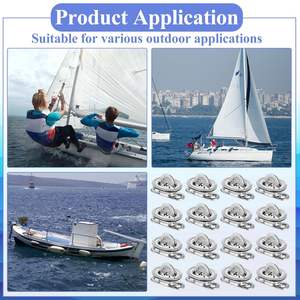 Büyük Boy Döner Kilitli Denizcilik Bağlantı Elemanları Kuşgözü Saplaması Metal Pirinç Çevre Dostu Anti-Montaj 11mm/8mm Oval Kanvas Çantalar - Product Image 6