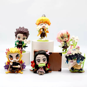 Set di 6 Action Figure in PVC di <span class=keywords><strong>Demon</strong></span> <span class=keywords><strong>Slayer</strong></span>, <span class=keywords><strong>Personaggi</strong></span> Anime in Scatola Misteriosa con Espositore - Product Image 4