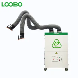 industrial mobile pulse laser cleaning machine welding fume dust extraction unit with filter cartridge