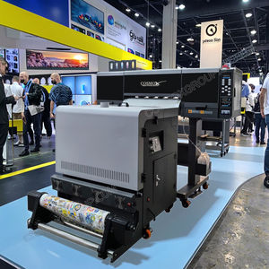 חם מכירה dtf 24 אינץ דיגיטלי חולצת טריקו מכונת הדפסה כפולה i3200 ראשים אוטומטית כיתה חדשה בשימוש 1 שנה cmykw מדפסת הזרקת דיו - Product Image 3