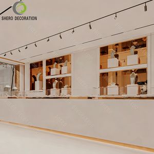 Diseño Interior de Joyería Comercial, Vitrina de Pared de Vidrio de Lujo Personalizada para Exhibición de Joyería - Product Image 2