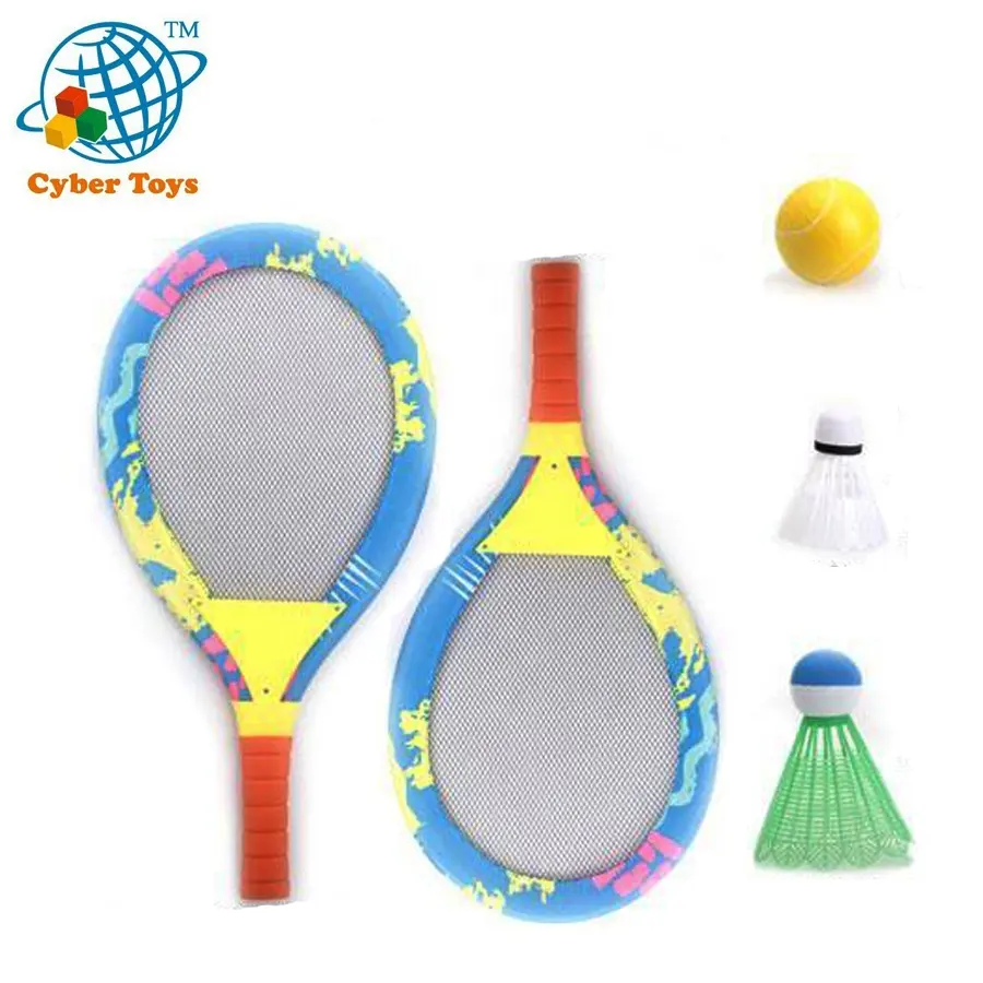 2 in 1 Games Toys and Sports Equipment Beach Cloth Art Tennis Racket with Ball