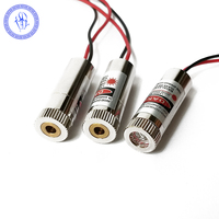 Module de Diode Laser rouge, lot de 2 pièces 650nm Laser rouge 5V Point Laser focale 30mw