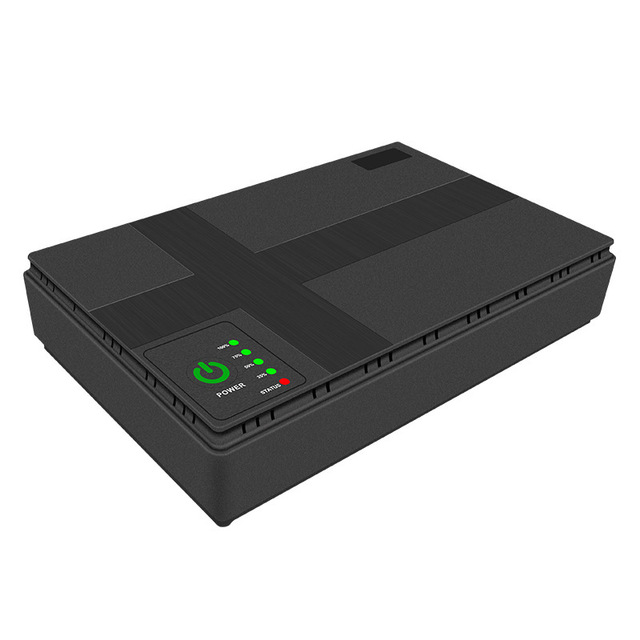 Portable Small DC Mini UPS High Capacity Uninterruptible Power Supply for Mobile Phone Monitoring Router On-Board Battery Backup