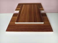Panneau en Fibro-ciment Revêtu de PVC Résistant aux Rayures à Effet Bois Moderne Imperméable pour Mur Intérieur de Bâtiment