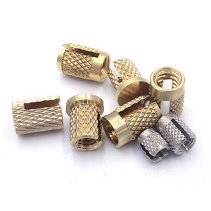 Écrous moletés en laiton Tengdafei, inserts filetés métriques M3 M4 M5 M6 M8, filetage droit, entièrement filetés, hexagonaux encastrés - Product Image 4