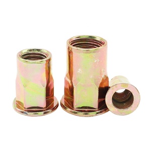 Lục giác đinh tán Nut/Đầu phẳng nửa Hex mù đinh tán Nut M8 thép đinh tán Metric thép carbon ren chèn nutsert - Product Image 5