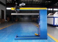 Machine de fermeture de joints pour conduits ronds de CVC, machine à conduits CVC, machine à conduits ronds, machine de fabrication de conduits