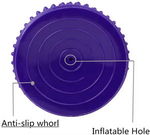 PVC Half Ball für Fuß <span class=keywords><strong>massage</strong></span> Yoga <span class=keywords><strong>Equilibrium</strong></span> <span class=keywords><strong>Massage</strong></span> Half Ball mit Spikes - Product Image 2