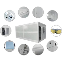 Maison modulaire miniature de type Z, portable, double, avec chambre, pliable, en conteneur, pour l'extérieur