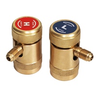 Adaptateur de raccord rapide pour réfrigérant automobile HTL R744, pour raccords de réfrigération, outil de réparation de carrosserie automobile pour Mercedes Maybach