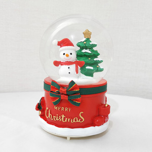 Venta caliente de fábrica Regalo de Navidad Romance Adolescente Copos de nieve luminosos Santa Claus Bola de cristal Caja DE <span class=keywords><strong>MÚSICA</strong></span> - Product Image 6