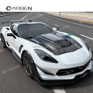 Cofano Motore in Fibra di Carbonio Personalizzato Adatto per Chevrolet <span class=keywords><strong>Corvette</strong></span> C7 con Design di Ventilazione - Product Image 6