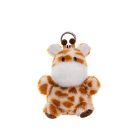Porte-clés en peluche personnalisé UYEAH CPC OEM/ODM, design personnalisé, jouet en peluche, coton doux, girafe mignonne, lion, pendentif en peluche