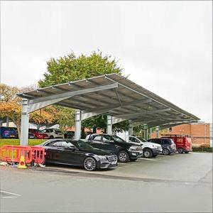 Système de montage solaire pour <span class=keywords><strong>carport</strong></span> en acier galvanisé à chaud, garages en acier, cadre de stationnement - Product Image 3