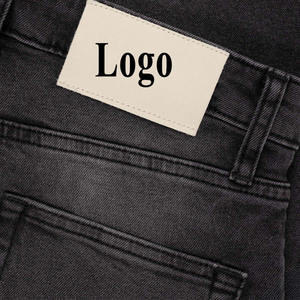 Jeans Anchos para Hombre, Estilo Y2K, Negros, de Pierna Ancha, Oversize, Lavado Desgastado, Streetwear, Hip Hop, Alta Calidad - Product Image 4