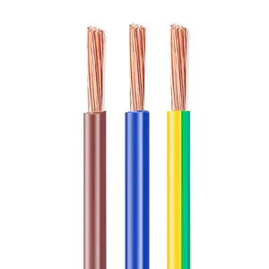 Fil électrique Qianli à noyau unique 12 Awg, 600V, haute température, coupe facile, sans halogène, câble Ul3386 14 Awg