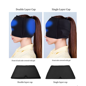 Không có mùi Migraine cứu trợ cap lạnh trị liệu đau đầu Ice hat với gel băng gói nóng lạnh nén Mặt nạ mắt - Product Image 5