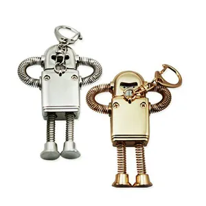 Gadget USB 2.0 model Robot logam, memori stik Flash Drive 64GB 8GB 16GB 32GB