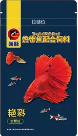 Betta Guppy Discus Cichlidé très animent cet emballage de sachet avec protéine 37% vente par fabricant (OEM&ODM optionnel )