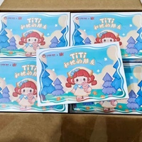 Nouvelle Arrivée Minis Ti Ti et ses Amis Minis Blind Box Ti Ti Beans Figurines Mignonnes Poupées de Collection Jouets en PVC Pendentif de Sac