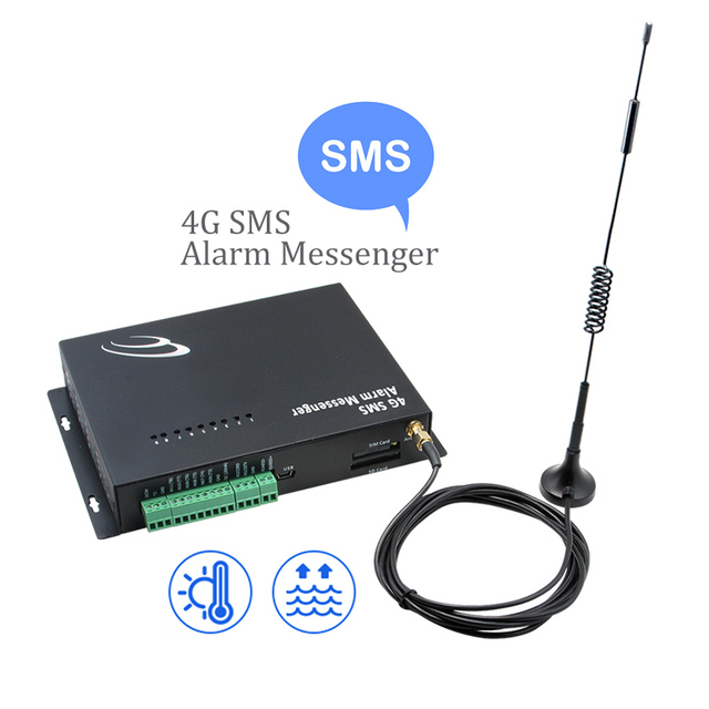 4g Lte Gsm 16 Port Sms Gateway Temperature Humidity Controller Data Logger Gsm Temperature Humidity Monitor