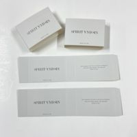 Manches en papier avec votre propre logo, lot de 100 pièces, foulard en carton, imprimé blanc, à manches