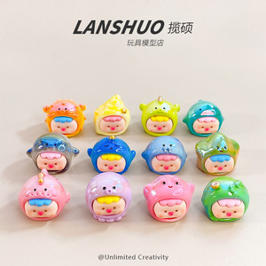 Figuras de Animales Marinos en 3D Lanshuo, Juego de Joyería DIY de Color Sólido Electrochapado, Modelo de Juguete Unisex - Product Image 4