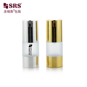 Flacon de lotion sans air de luxe en or, type U, conteneur cosmétique sous vide AS, 15-100 ml, directement de l'usine - Product Image 4