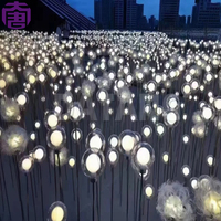 Lámpara de Bola LED de Acero Inoxidable de 75 cm de Altura y 8 cm de Diámetro, IP65 Impermeable, Color Personalizado, para Interiores y Exteriores, Bodas, Navidad