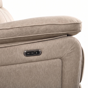 Modern 2 Seat Large Size Fabric <b>Recliner</b> Set With Gliding and Modular Design for Living Room Gerbrsi W8378FK Modern Living Room - Product Image 4