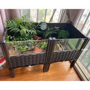 <b>Turtle</b> <b>Tank</b> Breeding Ecological Box Sun Landscape Half Water Platform Climbing Platform Large <b>Turtle</b> Breeding Box - Product Image 4