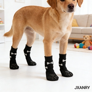JXANRY Calcetines de Algodón para Perros y Gatos, Antideslizantes, Resistentes a la Suciedad, Diseño de Dibujos Animados, para Todas las Estaciones, Caminatas al Aire Libre, Seguros - Product Image 5
