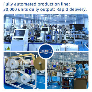 Masker Wajah sekali pakai <span class=keywords><strong>3</strong></span> lapis gaya Jepang klip hidung dapat disesuaikan kain bukan tenunan putih kain tertiup meleleh kapasitas tinggi - Product Image 4