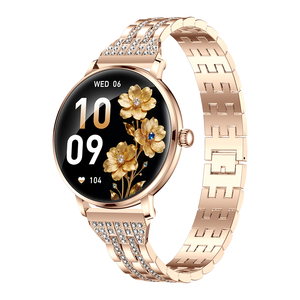 Venta al por mayor Nuevo Reloj Inteligente AK107 2026 con Pantalla AMOLED de 1.19 Pulgadas, Llamadas BT, Resistencia al Agua IP68, Monitor de Frecuencia Cardíaca y Salud, Pulsera Inteligente para Mujer - Product Image 1
