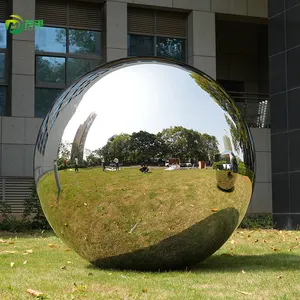 Factory Customized Modern Jumbo Outdoor Garden Decoration Metal Crafts Large Mirror Polished Stainless Steel Ball